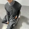 Cárdigan de punto trenzado estilo old money para otoño e invierno, chaqueta suéter básica simple, versátil, cálida y suave, unisex