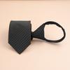 Fábrica em estoque Atacado Retro Cavalheiro Vestido Profissional 8CM Café Zipper Tie Homens Entrevista de Trabalho