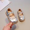 Zapatos de Salón con Pedrería Estilo Francés para Niñas con Falda 2025 Nuevo Estilo Veraniego para la Noche Zapatos Planos Mary Jane para Uso en Exteriores