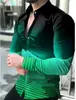Camisa de manga larga para hombre estilo europeo y americano, nueva camisa de manga larga con estampado digital de moda masculina transfronteriza