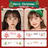 Fiesta de Tatuajes Navideños para Niños Pegatina Facial de Árbol de Navidad Nuevo Estilo Europeo y Americano Red de Decoración Navideña de Alto Rendimiento