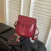 Bolsa Feminina de Luxo de Nicho Outono/Inverno 2025 Nova Bolsa de Ombro Transversal Vintage Popular Ins Bolsa Mini Selim