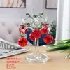 Árvore de maçã de cristal Criativa Jóias para casa Sala de estar Ornamentos decorativos Corredor Armário de TV Armário de vinho Artesanato Decorações