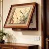 Pintura Decorativa para Caja de Medidor Eléctrico Estilo Estética Dinastía Song, Pintura de Flores y Pájaros con Pincelada Fina, Pintura Colgante de Caja de Distribución y Caja de Alimentación Estilo Chino Nuevo