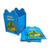 Caja Patchwork de Cartón Personalizada Cartón Patchwork Impreso Colorido Cuadrada Creativa Caja para Lápices Empalmada Lote Personalización