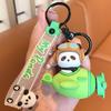Genuine Panda Transfer porta-chaves de aeronaves on-line celebridade panda lembrança pequeno presente atacado descompressão chaveiro