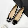 Nuevos Zapatos de Mujer 2025 con Aumento Oculto de Altura, Elegantes Zapatos de Mujer de Estilo Francés con Punta Cuadrada y Hebilla Cuadrada, Tacones Altos
