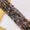 Pulseira de Contas Soltas de Ágata Bicolor Natural Contas para DIY Pulseira Tecida à Mão de Cristal Acessórios de Joias