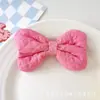 Color Caramelo Tela Cuadros Lazo para el Cabello Tarjeta de Cabello Accesorios para el Peinado DIY Ropa Bolsa Bufanda Accesorios de Decoración
