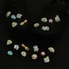 Diapositivas de resina de dibujos animados para zapatos con forma de helado y dona, accesorios versátiles y lindos para zuecos, piezas decorativas DIY, desmontables