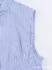Comercio Electrónico Transfronterizo Ropa de Mujer 2026 Verano Nuevo Estilo Europeo y Americano Falda Corta a Rayas Estilo Dobladillo Camisa sin Mangas 1232775