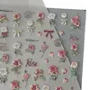 Mismo Adhesivo Plano Seco Rosa Retro de Xiaohongshu, Adhesivo Plano, Portalápices de Manicura Mate de Alto Valor