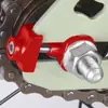 Ajustador de Cadena de Bicicleta Enlee Tensor de Cadena para Piñón Fijo Single-Speed Ajustador de Cadena para Bicicleta Plegable Anti-Salida de Cadena