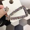 Agita la misma marca coreana Auden clip BB hueco con diamantes de colores de strass pasador pinza lateral pinza superior pinza para el mar accesorios para el cabello