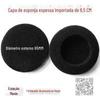 Selecione rigorosamente 6,5CM algodão para fone de ouvido importado espesso de alta elasticidade algodão para ouvido esponja conjunto de fone de ouvido 65MM conjunto de esponja