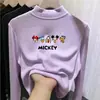 Nova camada de base térmica da moda e tendência outono/inverno para crianças, gola alta meia-manga para meninas, top quente e casual para crianças mais velhas