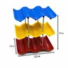 Estante de Almacenamiento para Tazas Soporte para Vasos Dopamina Barra de Mostrador Organizador de Múltiples Niveles Ondulado para Tazas de Café y Té