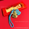 Produto novo criativo de ouro 999 puro: Pingente "Sucesso Imediato", chaveiro de cuia "Melhor da Turma" requintado, personalizável para atacado