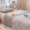 Colcha matelassê 100% algodão Classe A peça única lençol de algodão puro espessado lençol de tatame lençol de kang conjunto de três peças universal para todas as estações