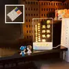Pizarra blanca borrable, tablero de escritura luminoso, cartelera LED de escritorio, tablero de dibujo, pizarra pequeña de puesto de mercado nocturno, tablero fluorescente