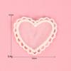 Organza diy rodada gaze solúvel em água renda laço fofo bordado adesivos de tecido acessórios para roupas infantis acessórios