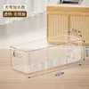 Caja de Almacenamiento Clasificadora de Escritorio Estilo Japonés Cajón de Gran Capacidad Transparente Caja Organizadora de Cocina Caja de Almacenamiento para Gabinete Venta al por Mayor