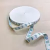 Cinta de jacquard con patrón de espiga y corazón de algodón puro de 1.5 cm para empaque de regalos florales, bolsas y accesorios de decoración de ropa