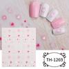Adesivos de Manicure Dopamina Graffiti com Adesivo Adesivo de Flor Arco-Íris Celeb da Internet Decalques de Coelho Adesivos de Manicure Desenho Animado