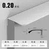 Venta al por mayor de fábrica Mango de Arco Grande 1.0 Espesor Manija Invisible para Puerta de Armario Manija Blanca para Puerta de Gabinete Puerta Corredera