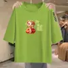 Comércio Exterior Transfronteiriço Moda Mãe Meia-idade e Idosos Versátil Solto Camada Interna Manga Curta Manga Sete Pontos Camiseta Camada Base Roupa