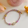 Pulsera de Cuerda Colorida para Rezos Diarios Rosa 2025 Nueva Pulsera Tejida a Mano Joyería para Mujeres Adultas Cuerda de Mano Regalo Lindo