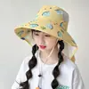 Sombrero de Dinosaurio de Dibujos Animados para Niños, Sombrero con Chalina Protectora del Sol para el Cuello en Verano, Sombrilla de Viaje para Niños y Niñas, Sombrero de Pescador de Ala Ancha