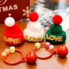 Lindo Llavero de Gorro de Navidad Tejido Colgante Decoración para Mochila de Estudiante Regalo Llavero de Navidad Pequeño Regalo