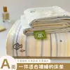Juego de Sábanas Estampadas Estilo Fresco Clase A 100% Algodón Lavado, Adecuado para Todas las Estaciones, Suministros para Dormitorio, Juego de Tres Piezas, Lavable a Máquina