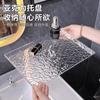 Lujo Ligero Acrílico Sala de Estar Bandeja para Vasos de Agua Hogar Taza de Té Bandeja de Té Taza Bandeja de Té Rectangular de Alto Valor