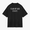 ESSENTIALSZONE Línea 24STATE Letra Marca de Moda Urbana Americana FOG Pareja Suelta Camiseta de Manga Corta