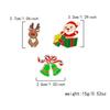 Broche de Natal Desenho Animado Esmalte Metal Distintivo Decorações de Natal Papai Noel Árvore Alce Sino Pin Fivela Acessórios