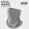 Máscara Respirável de Proteção Solar Facial Completa para Homens e Mulheres, Protetor Solar para Ciclismo, Máscara de Seda Gelada Anti-UV, Máscara de Proteção Solar UPF50