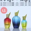 Frasco de Perfume Marrom Colorido com Tampa de Rosca Baioneta Spot 30ml 50ml 100ml Frasco de Perfume Reembalado Frasco Spray