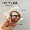 Bolsa Transparente de PVC para Joyería al por Mayor, Bolsa Sellable para Pulseras, Aretes, Bolsa de Almacenamiento para Joyería, Bolsa Pequeña de Empaque