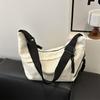 Bolso bandolera de hombro de color sólido simple y moderno para mujer 2024 principios de primavera nuevo estilo coreano bolso casual bolso dumpling para mujer que combina con todo