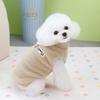 Ropa para perro mascota ropa para mascota ropa acolchada de algodón de dos patas para mascota ropa para perro mascota otoño e invierno Nuevo 23 chaleco de cachemira coreana