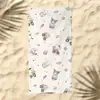 Toalla de Playa Sanrio Patrón de Dibujos Animados para Niños Gato Kitty Estampado Toalla de Baño Microfibra Secado Rápido para la Playa Toalla de Natación