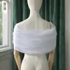 Chal de malla nupcial Manzhen para cubrir los brazos del vestido de novia, chal de vestir Mori para exterior MG29