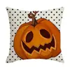 Nueva Funda de Cojín de Halloween Funda de Almohada Regalo para el Hogar Cojín de Sofá Coche Mesita de Noche Funda de Cojín de Lino
