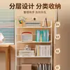 Estantería de pie para libros, Estante de almacenamiento de varios niveles móvil para libros con ruedas, Carrito pequeño, Librería de oficina