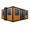 Exportación Transfronteriza de Casas Móviles Contenedor Expansible Plegable de Doble Ala, 74 Metros Cuadrados, Tres Dormitorios, Una Sala de Estar, Baño, Casa Prefabricada