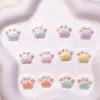 Decoraciones para Uñas de Pata de Gato de Dibujos Animados Grandes Adornos Pequeños de Resina Lindos Accesorios DIY Pegamento de Crema Funda de Teléfono Accesorios para Uñas
