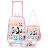 Nuevo Set de Bolso con Ruedas Transfronterizo para Niños, Maleta con Ruedas para Niños que se Puede Usar como Mochila, Personalizable y al por Mayor