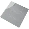 Azulejos de porcelana 600x600 de Foshan, Guangdong, para sala de estar e quarto, efeito mármore brilhante, azulejos de piso cinza brilhante
